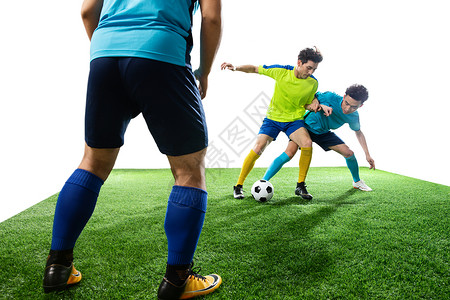 世界杯比赛表男足球运动员踢球背景