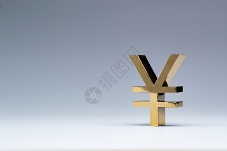 简单背景金色证券交易所简单货币标志背景