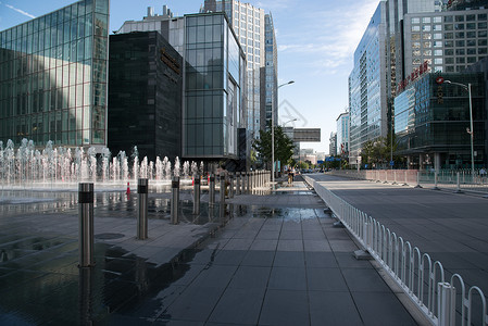 北京金融街背景图片