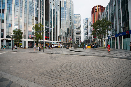 购物广场建筑北京城市建筑购物广场背景