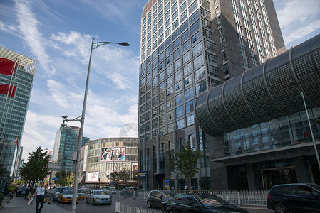 金融的人类人造建筑人类居住地金融区北京金融街背景