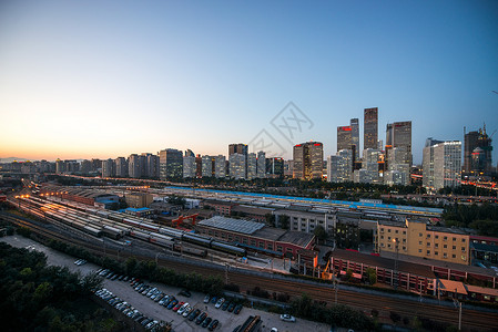 建筑大城市楼群北京CBD建筑图片