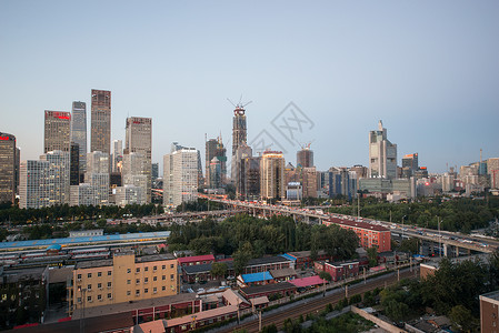 建外soho北京城市交通背景