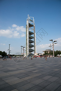 户外地标建筑亚洲北京奥体中心玲珑塔图片