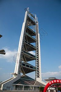 建筑结构首都奥运北京奥体中心玲珑塔背景图片