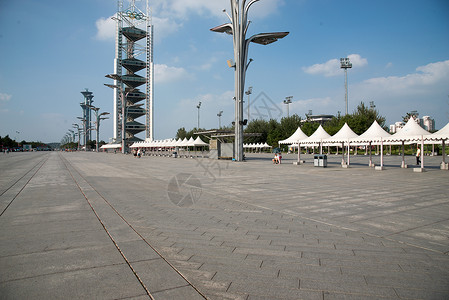 都市风景奥林匹克公园摄影北京奥体中心图片
