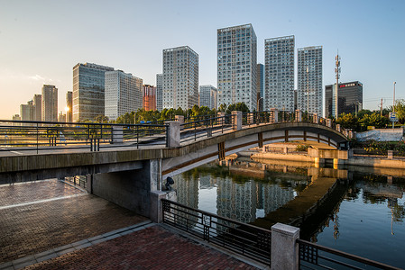 北京市区的城市建筑和高楼高清图片