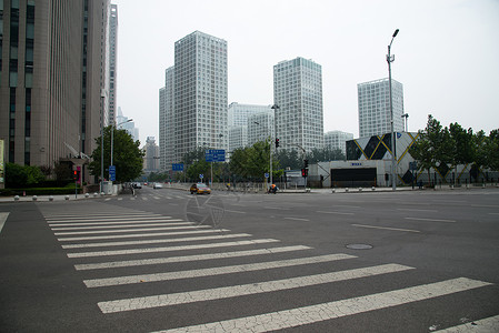 道路现代市区北京城市建筑背景图片
