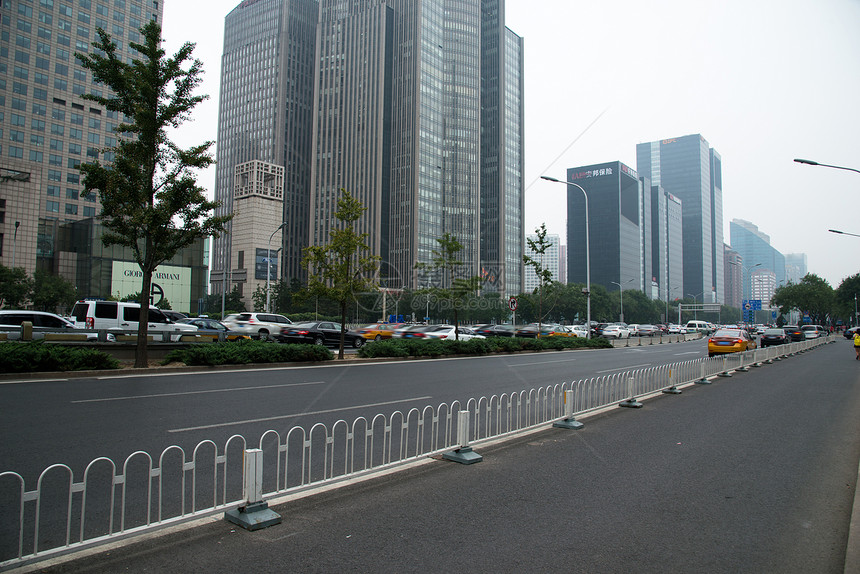 北京城市建筑和道路图片