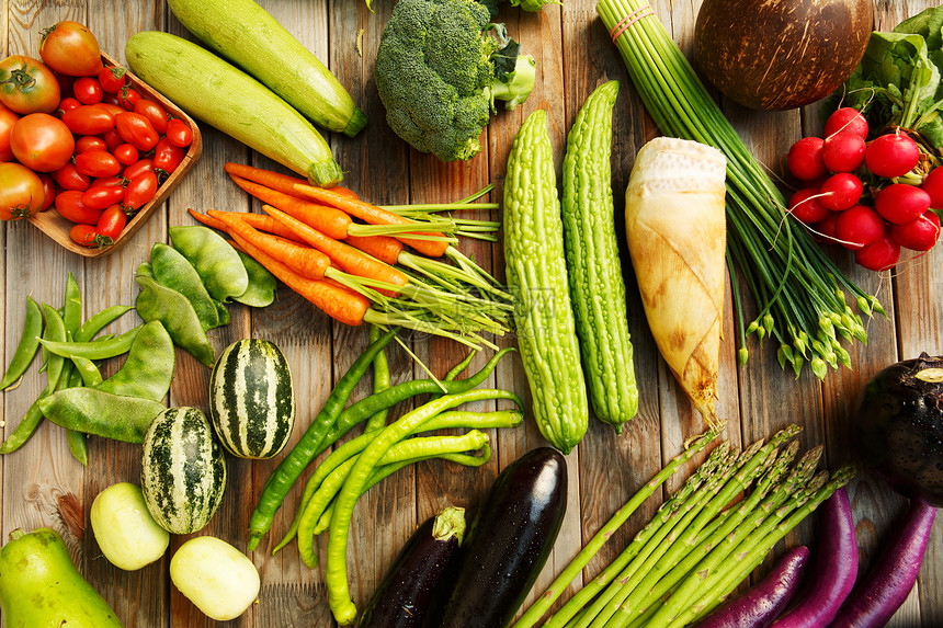 有机食品摄影西兰花新鲜蔬菜图片