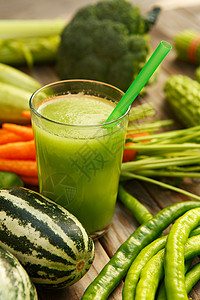 绿色新鲜蔬菜汁图片