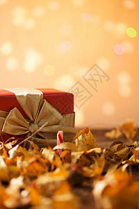 包装盒祝福节日礼物背景图片