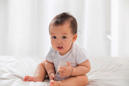健康生活方式水平构图婴儿期可爱宝宝图片