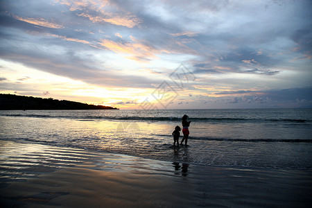 印度男孩自由印度尼西亚自然巴厘岛海景背景