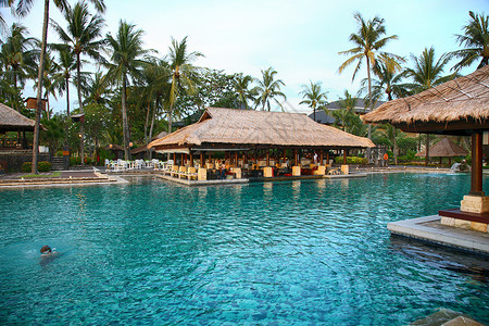 瓦尔多西亚酒店巴厘岛海边度假村背景