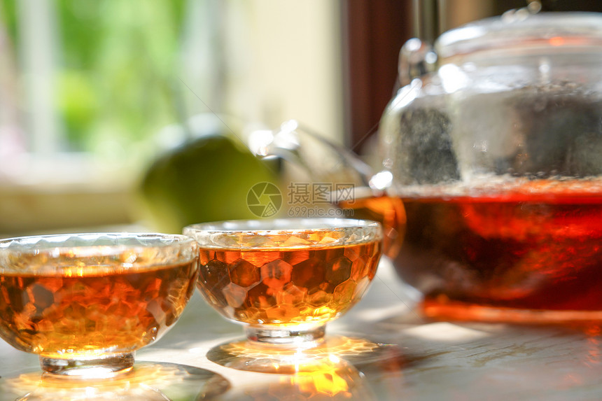 传统文化玻璃茶具图片