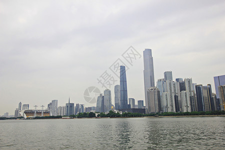 广东省广州珠江新城背景图片