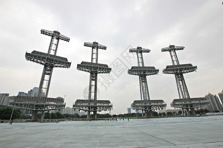 广东省广州珠江新城背景图片