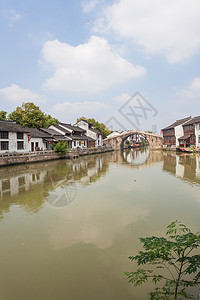 无锡清名桥古运河景区背景图片