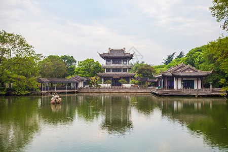 古运河公园无锡清名桥古运河景区背景