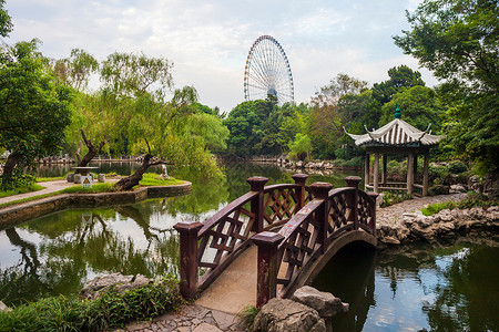 蠡湖江苏省无锡蠡园背景