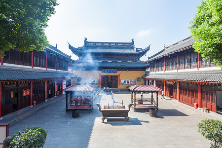 国内著名景点塔江苏省无锡南禅寺图片