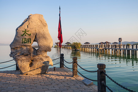 免抠水面建筑外部国内著名景点纪念江苏省无锡三国城背景