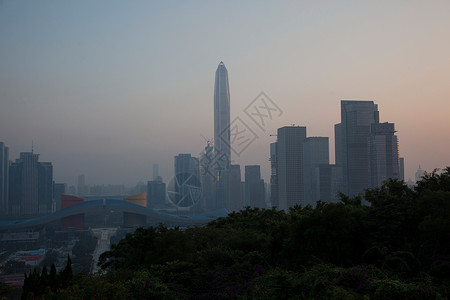 云社区广东省深圳莲花山背景