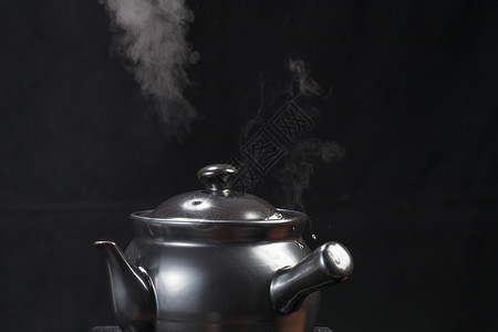 热气器一个物体烟古典式水壶背景