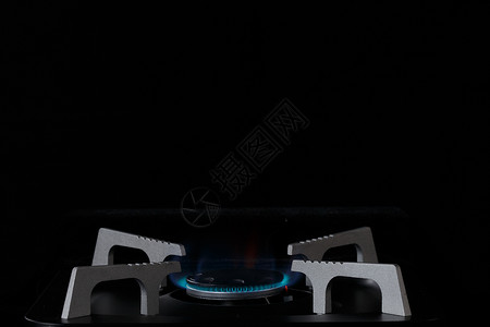 天然气厨房火燃气灶图片