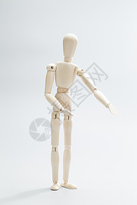 数字人体素材东亚影棚拍摄动作木偶背景