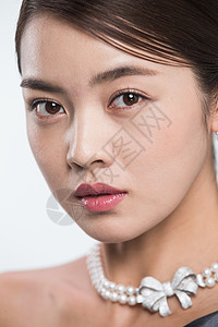 20多岁亚洲摄影青年女人妆面肖像图片