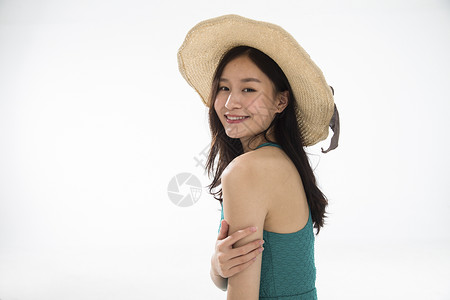 东亚亚洲成年人快乐的青年女人图片
