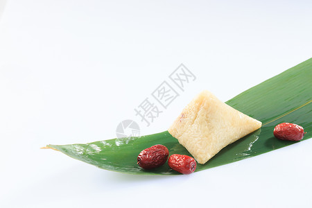 端午节日美食白米粽背景