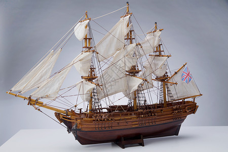 小轮船素材轮船玩具摄影帆船模型背景