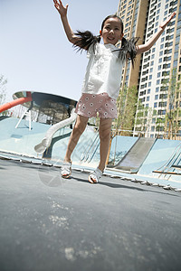 亚洲人可爱的摄影快乐儿童在户外玩耍图片
