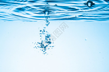 彩色透明泡泡影棚拍摄彩色图片蓝色背景水花背景