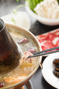 绿色食品餐饮文化中华美食涮羊肉图片