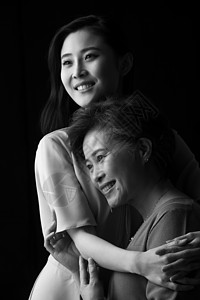 亚洲女人青年女人幸福母女图片