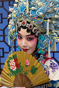 珍珠流苏折扇娱乐行业职位表演者艺术文化和娱乐京剧背景