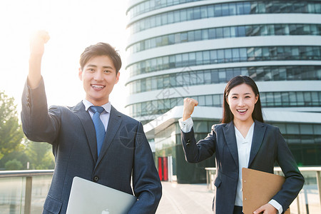 移动服务商务人士户外开会聊工作背景