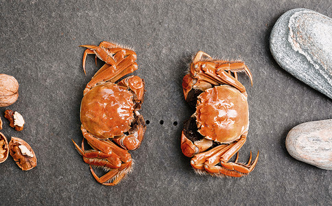 新鲜食品健康食物螃蟹图片