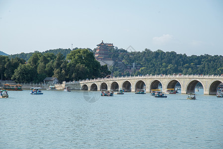 都市风景河流旅行北京颐和园图片