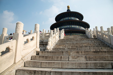 大城市台阶神秘北京天坛祈年殿图片
