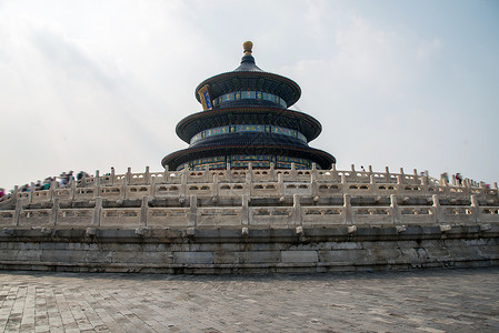 风景地标志无人天坛公园北京天坛祈年殿背景
