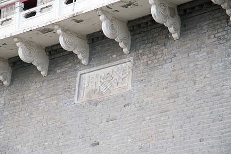 文字墙壁日光都市风光环境北京前门城楼背景