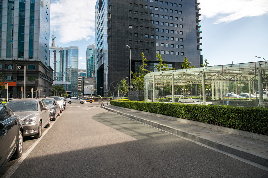 北京西直门建筑群和道路图片