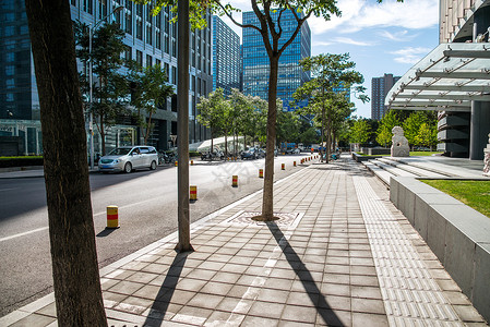 建筑外部建筑特色步行道路北京金融街图片