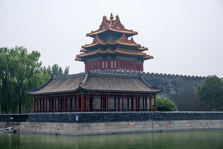宫殿墙壁宏伟北京故宫背景