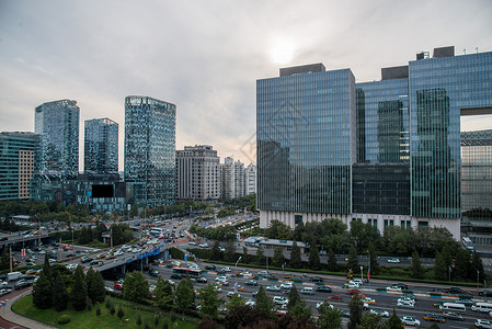 东直门桥都市风景创造力户外北京市东直门建筑群背景